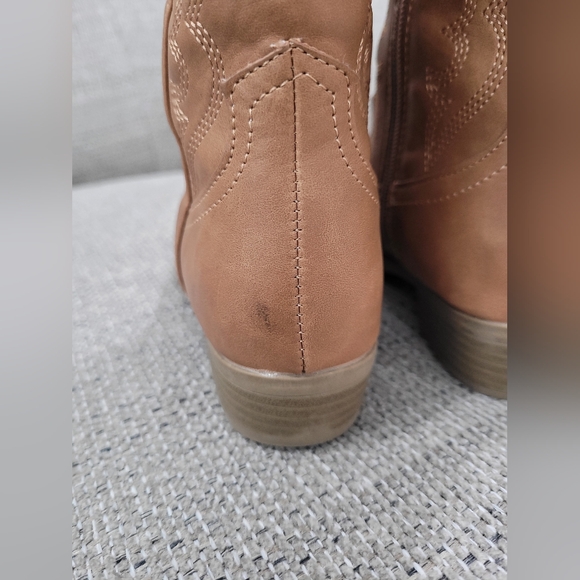 Cognac Dolce Vita Lorde Cowboy boots size1 - Picture 9 of 12